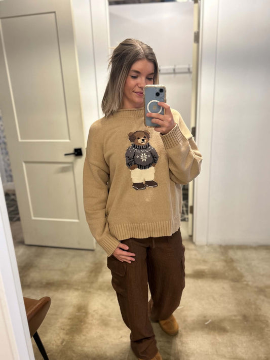 Teddy Bear Crew Neck