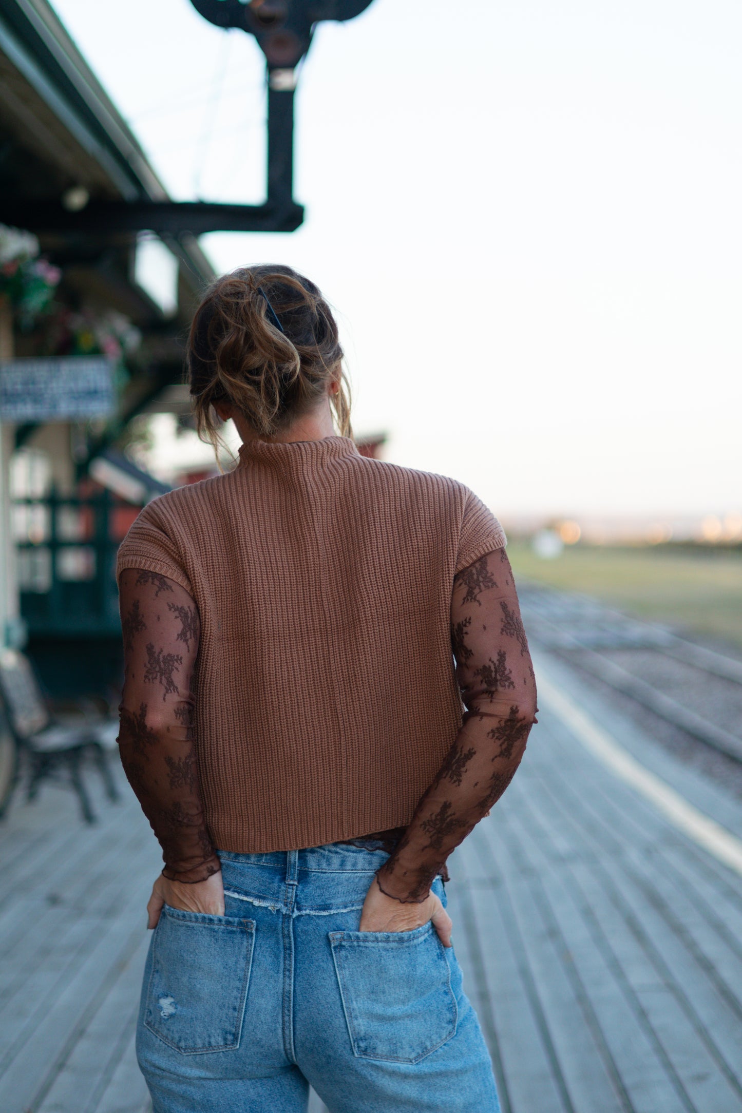 Mila Short Sleeve Cropped Sweater