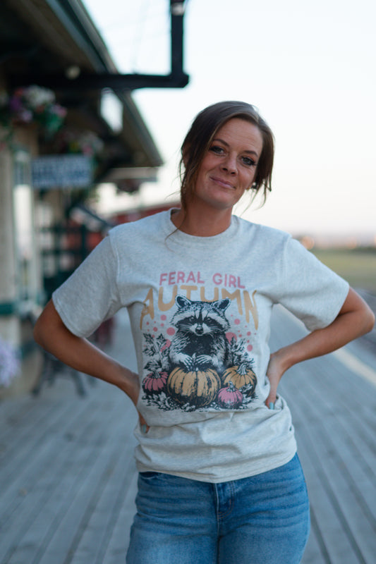 Graphic Tee - Fall Feral Girl