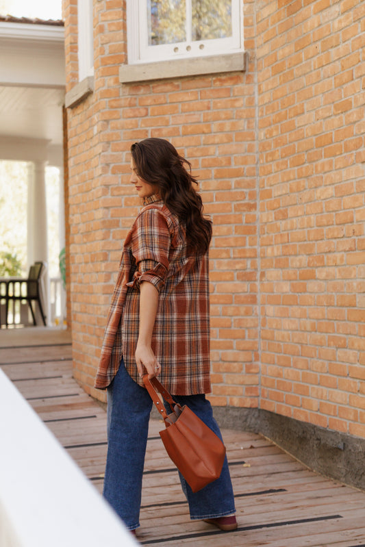 + Hillary Plaid Shacket