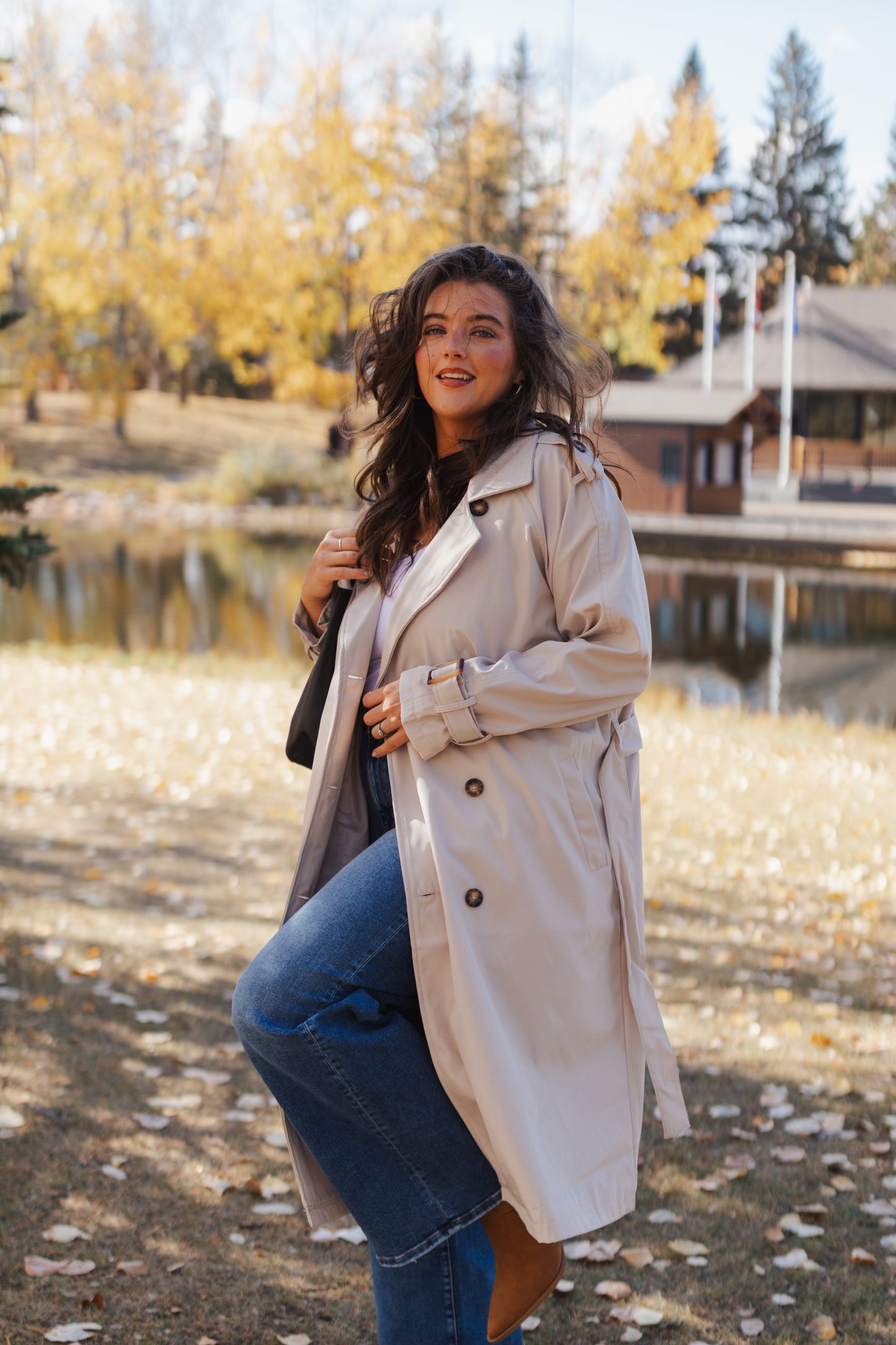 Marianne Double Breasted Trench Coat