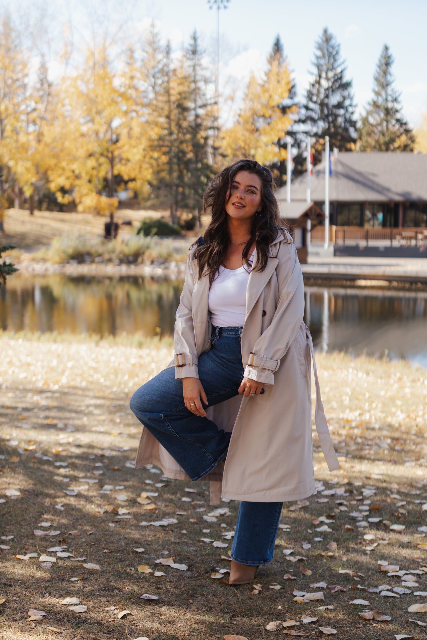 Marianne Double Breasted Trench Coat