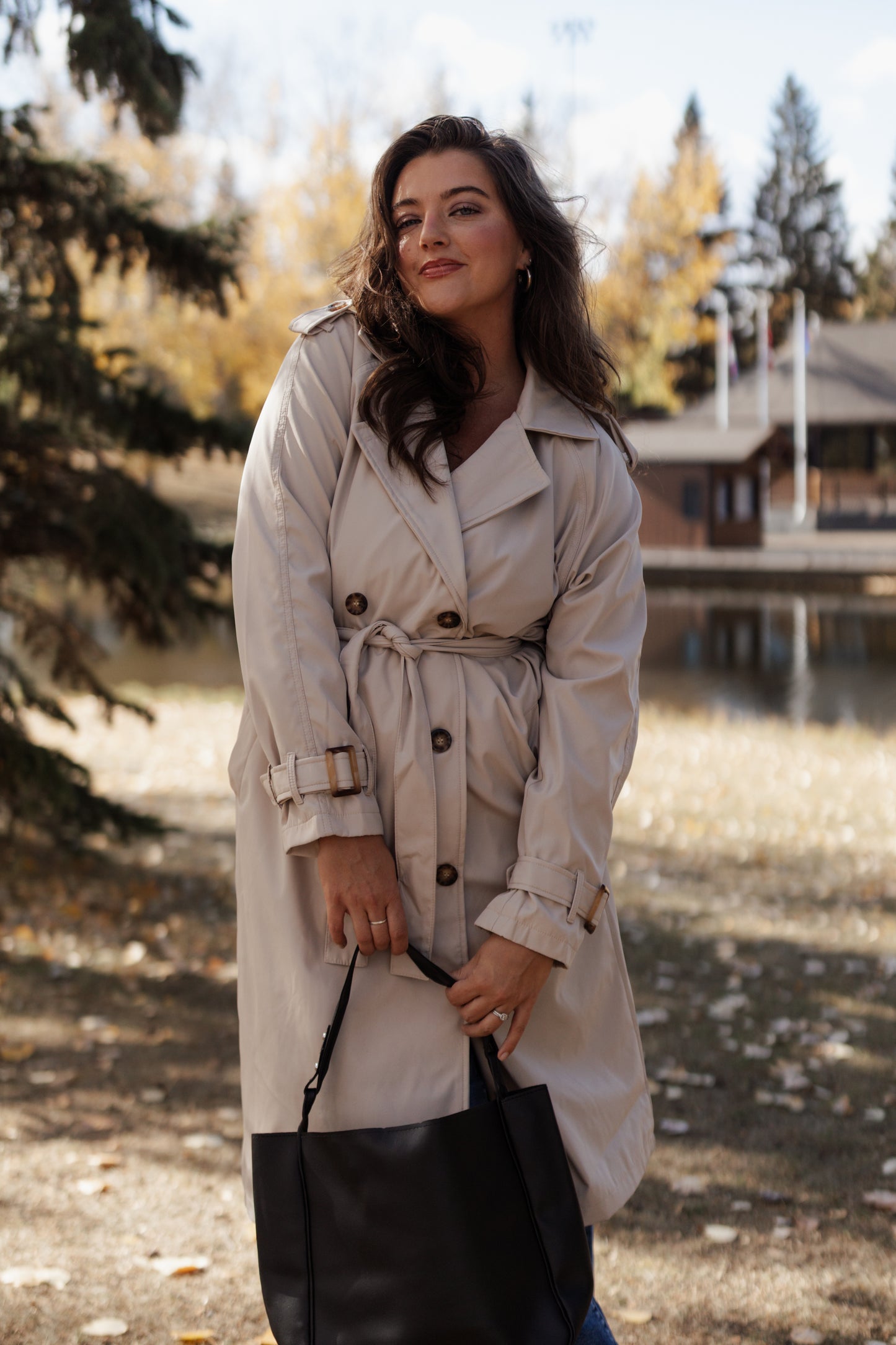 Marianne Double Breasted Trench Coat