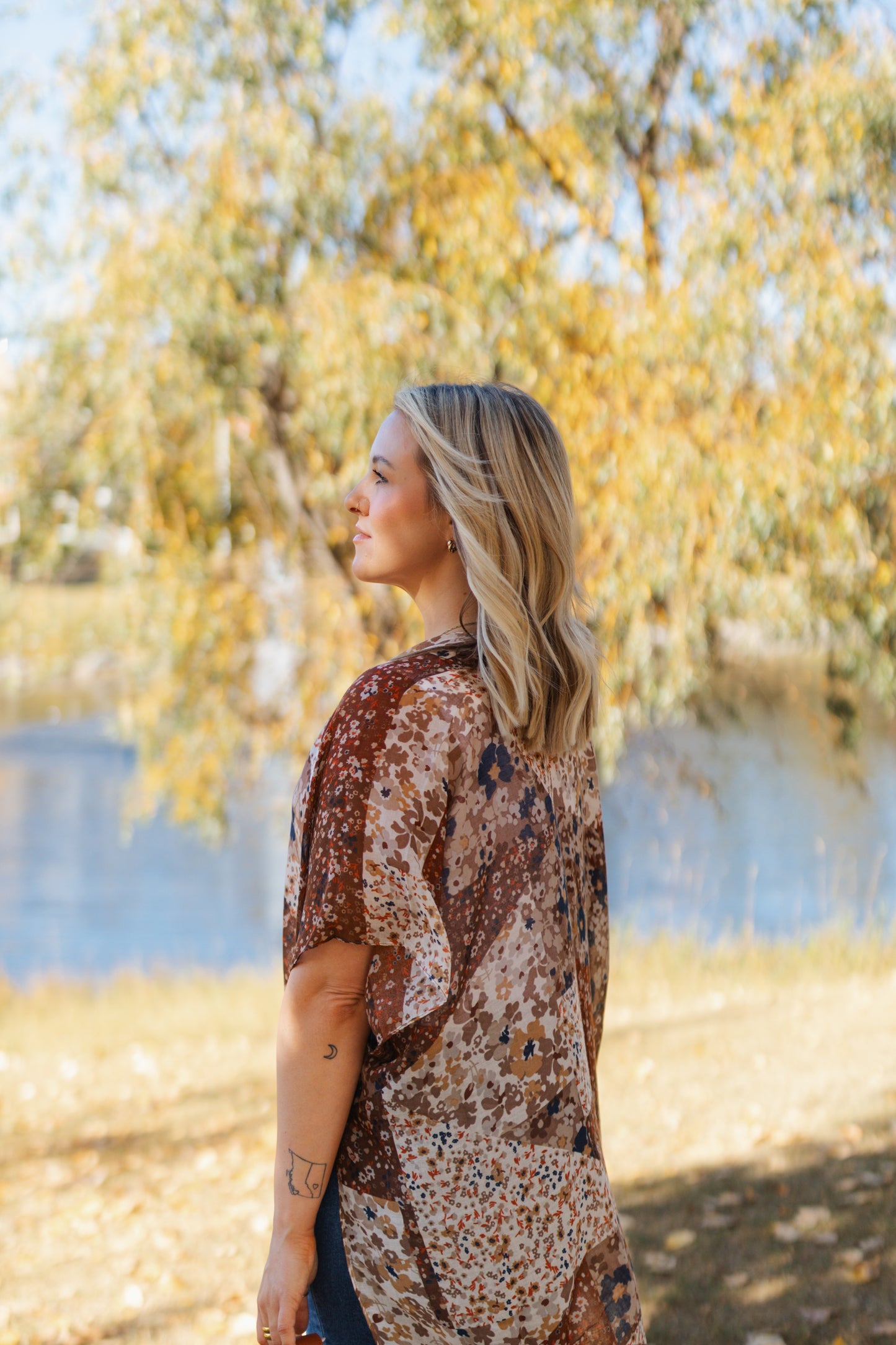 Callie Cowgirl Floral Kimono