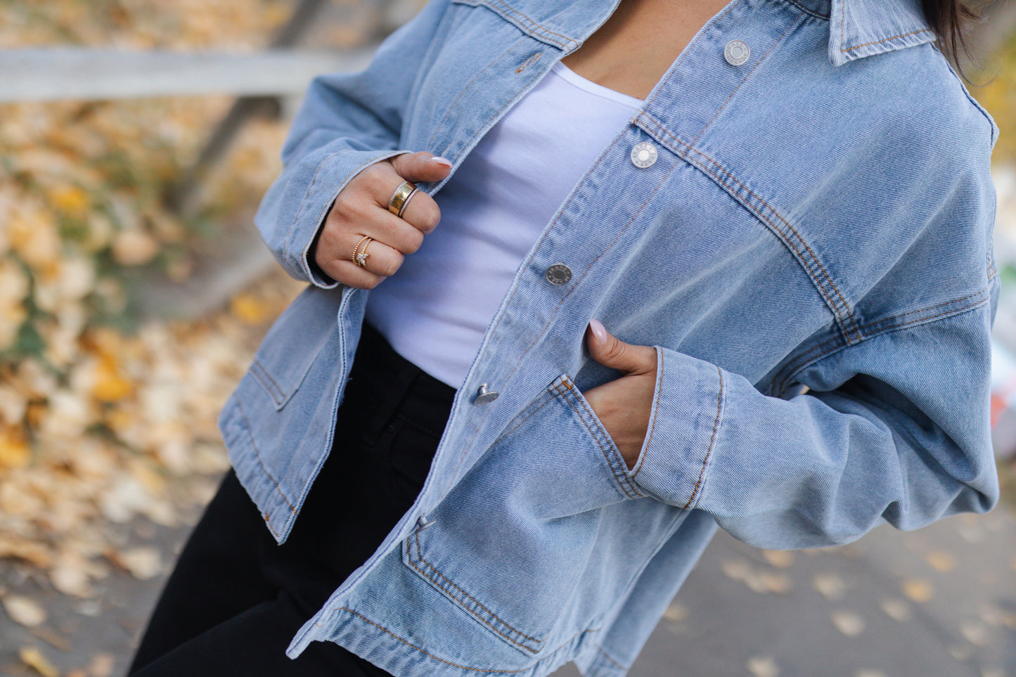 Lewis Patch Pocket Denim Jacket