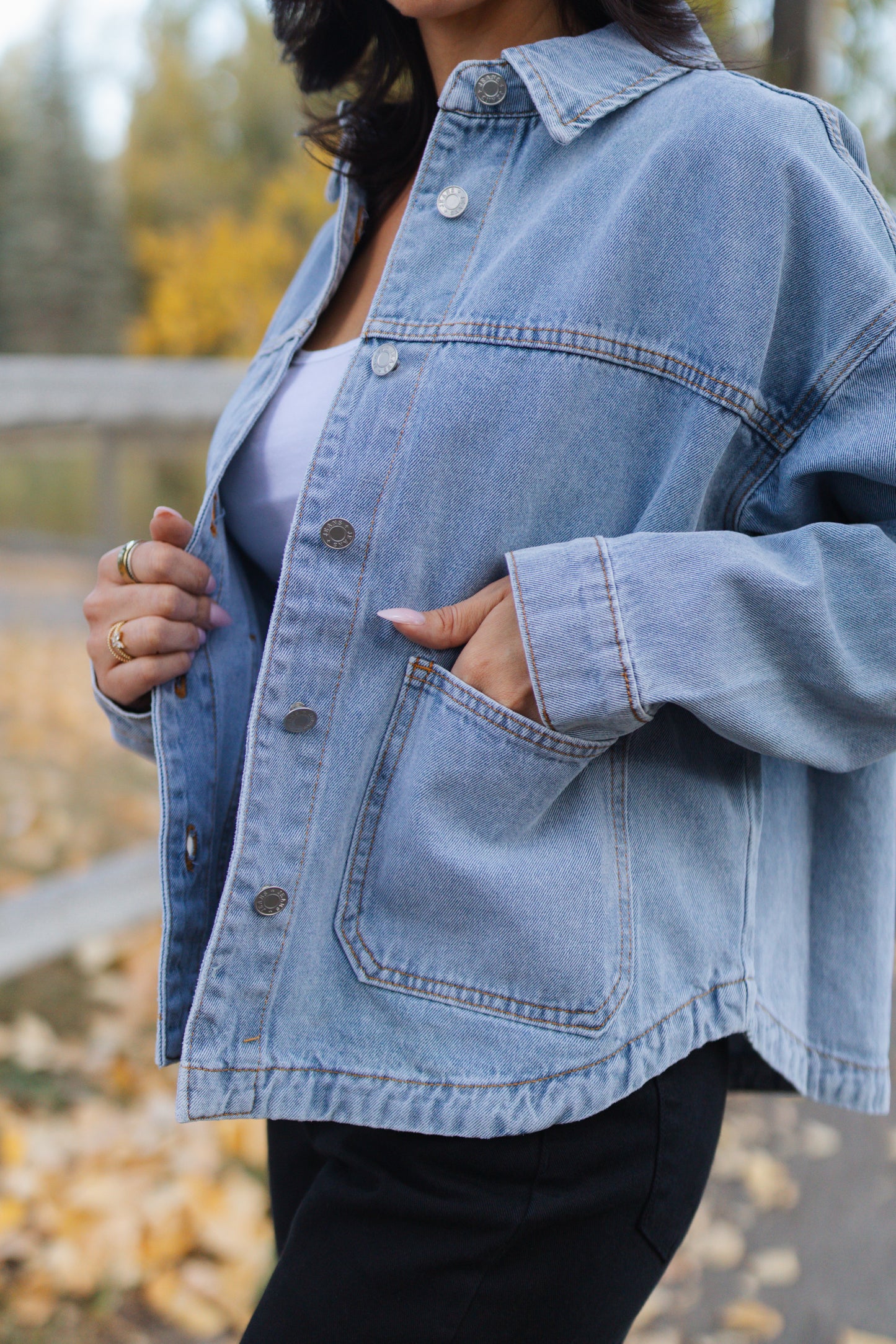 Lewis Patch Pocket Denim Jacket