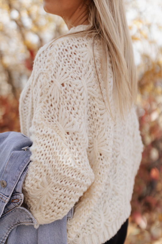 Paige Mock Neck Knit Sweater