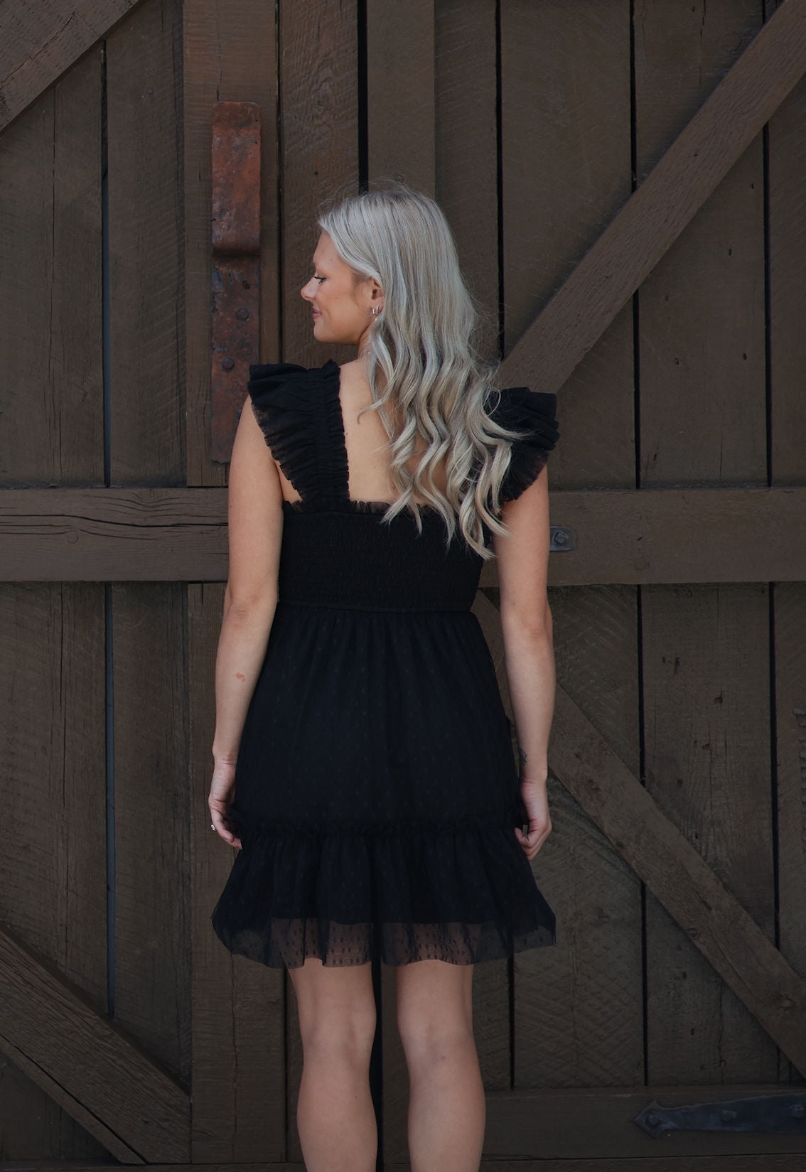 Maggie Smocked Mini Dress