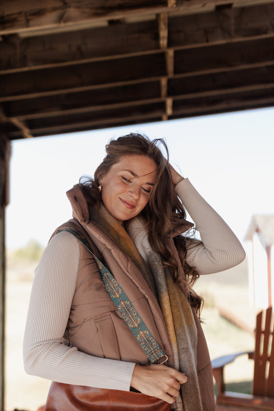 Mindy Puffer Vest - Mocha