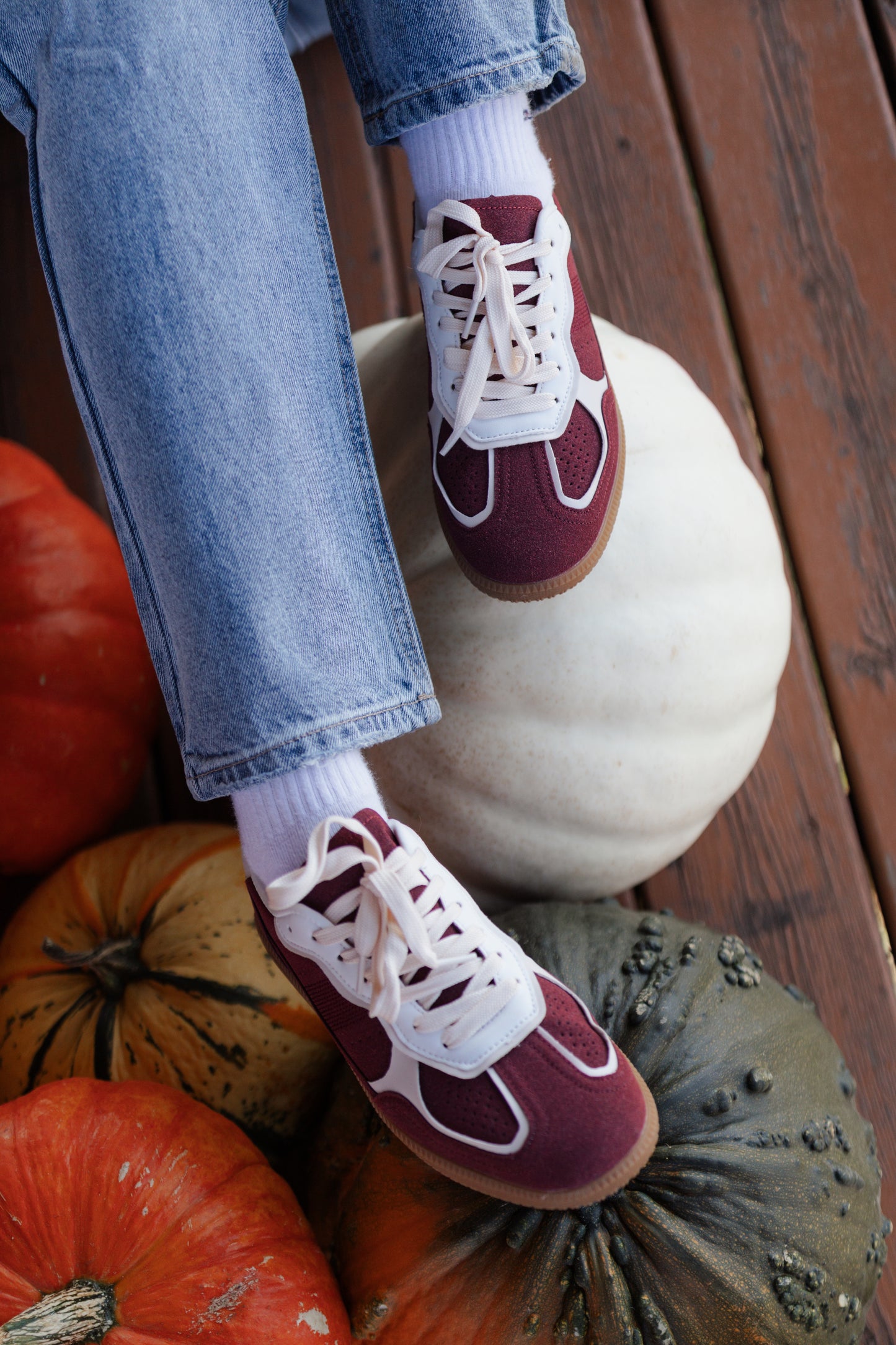 Lukas Suede Sneaker- Burgundy