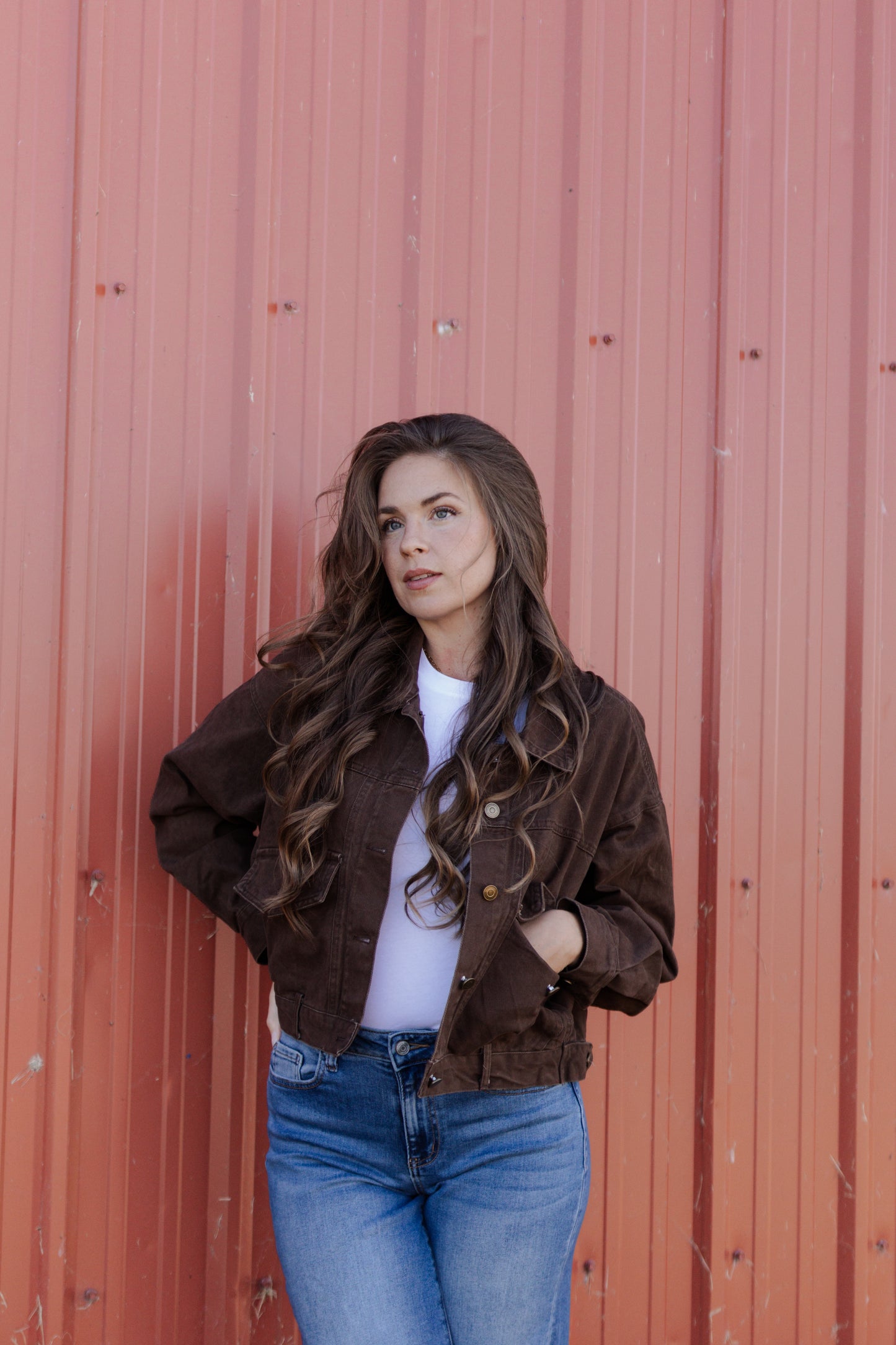 Ryleigh Cropped Cotton Jacket