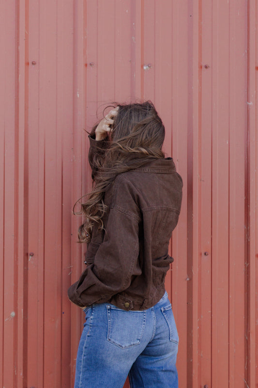 Ryleigh Cropped Cotton Jacket