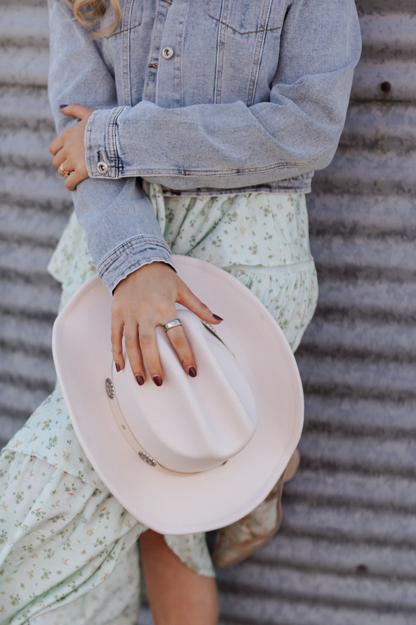Western Love Classic Cowgirl Hat- White