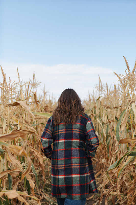 Glenda Plaid Shacket