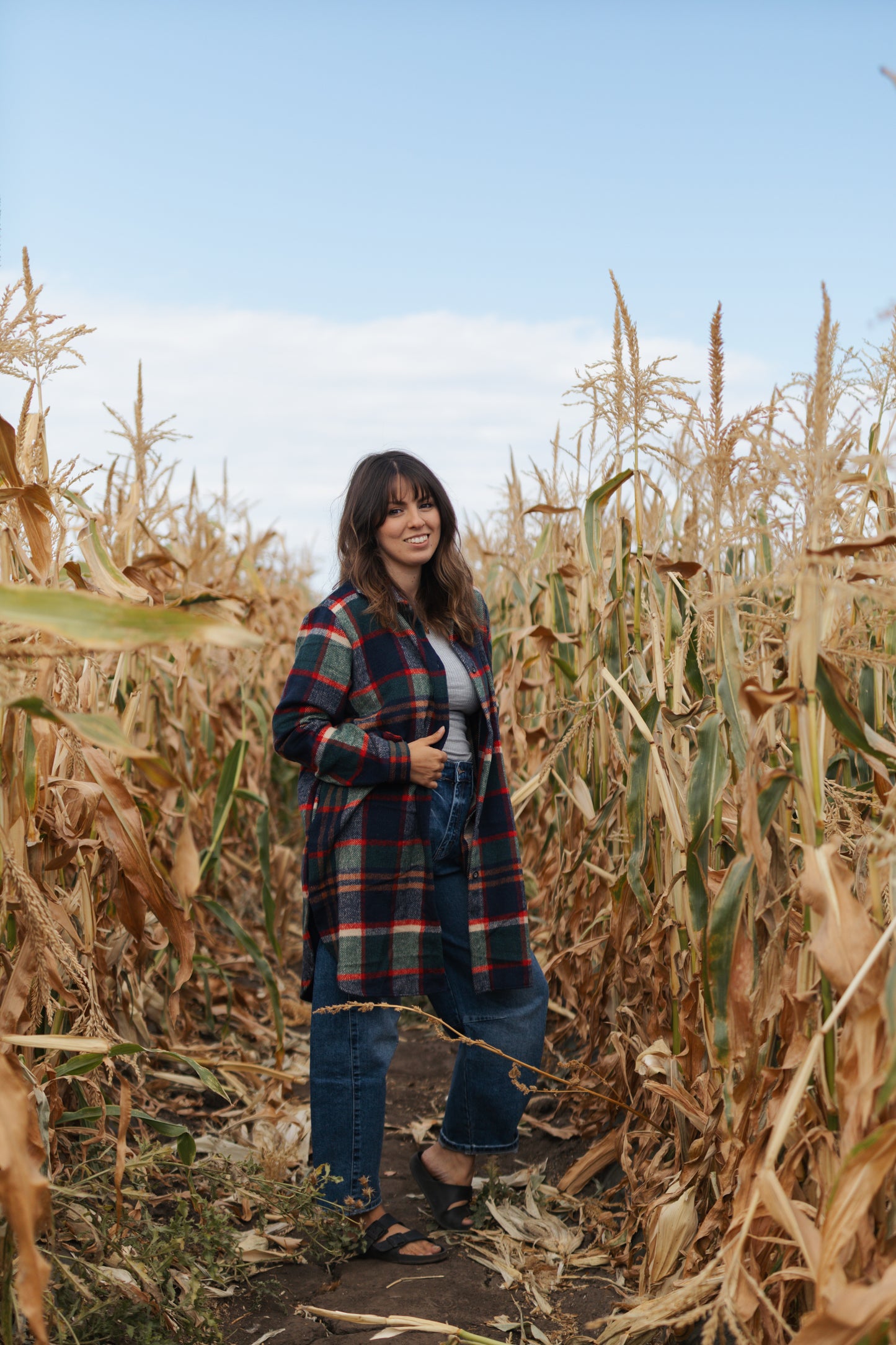 Glenda Plaid Shacket