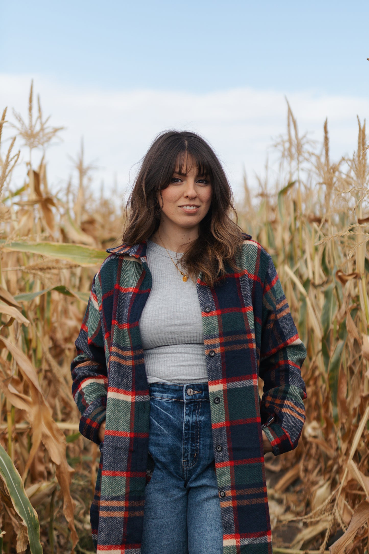 Glenda Plaid Shacket