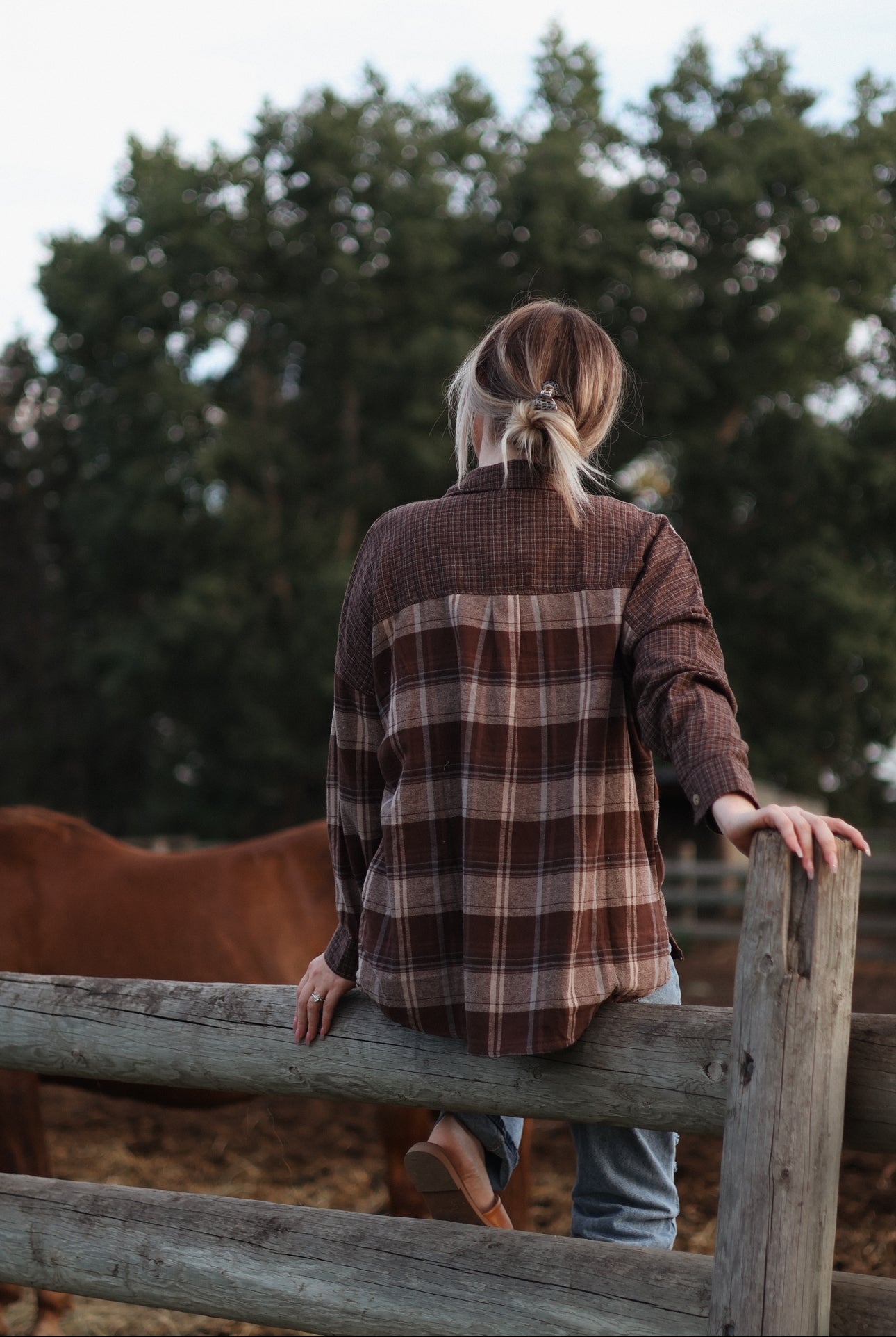 Jesse Color Block Button Down