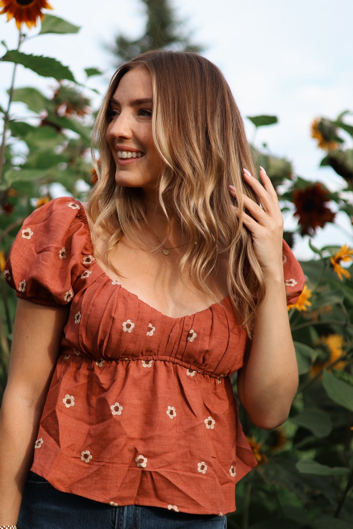 Jasmine Baby Doll Top