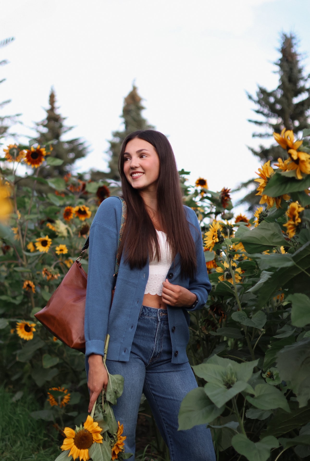 Danielle Cardigan- Dusty Blue