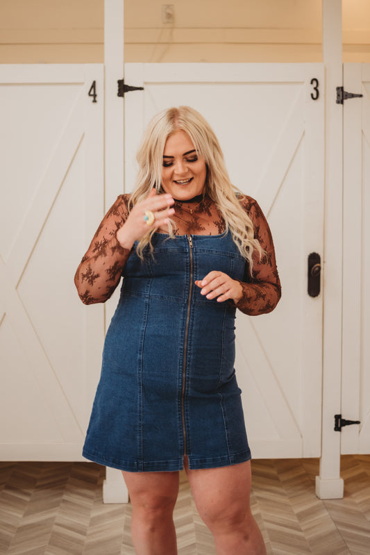 Stampede Denim Mini Dress