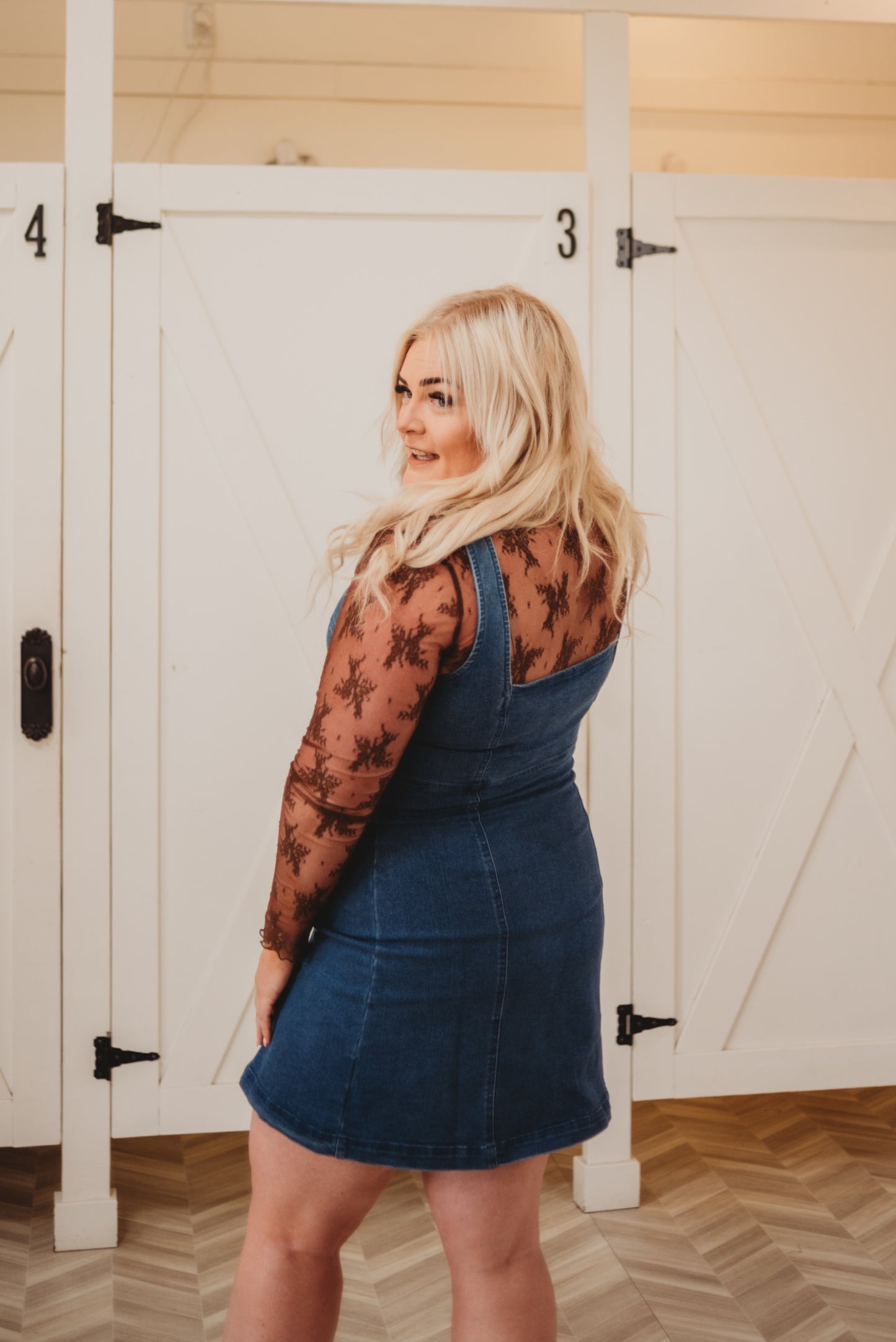 Stampede Denim Mini Dress
