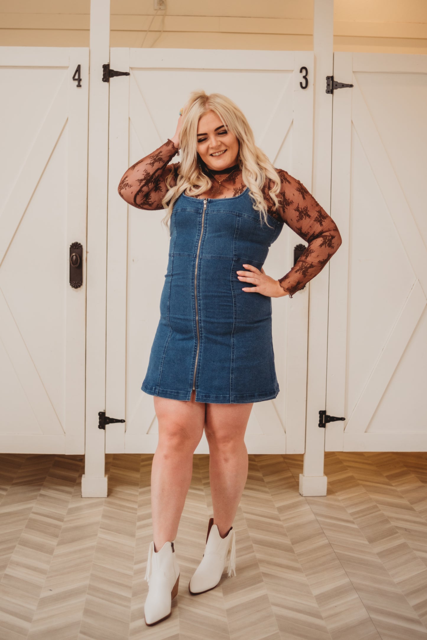 Stampede Denim Mini Dress