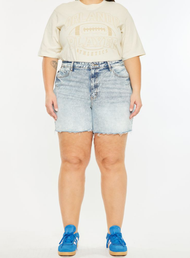 +Lizzy 90's High Rise Frayed Hem