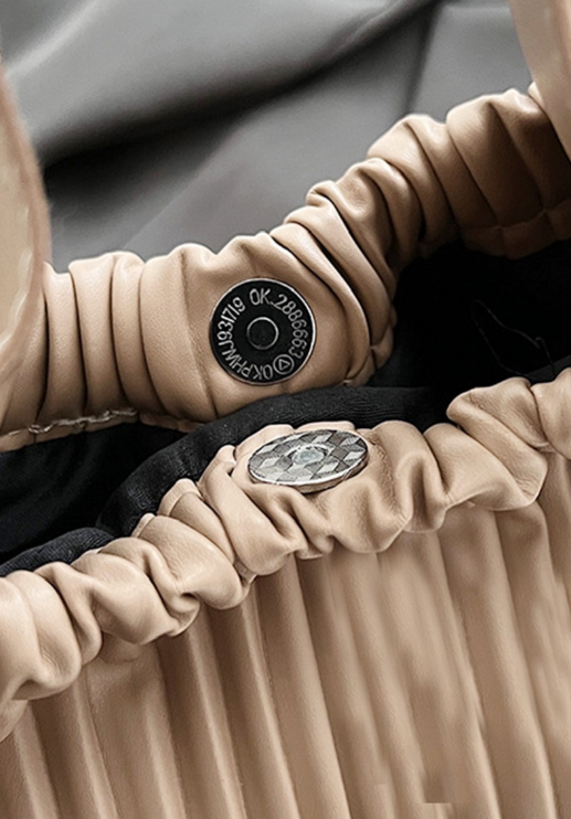 Ronaldo Pleated Bucket Bag