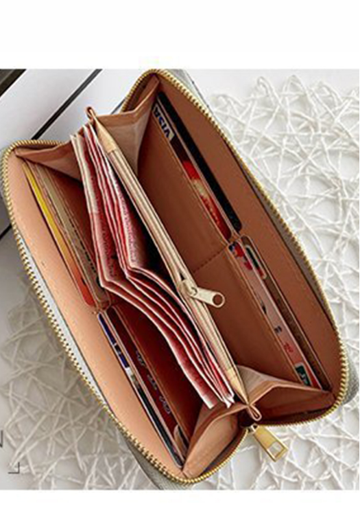 Woven Vegan Leather Wallet