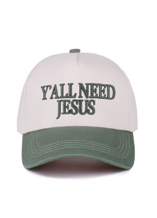 Baseball Cap- Y`all Need Jesus