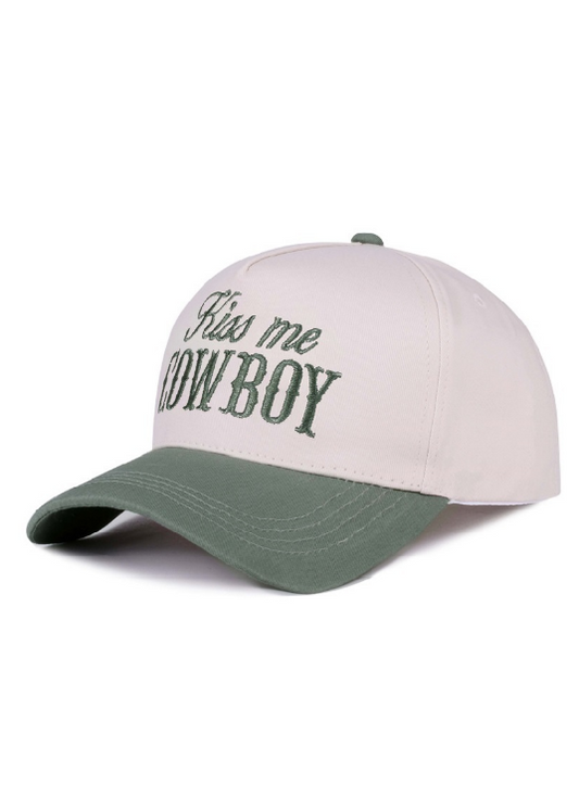 Baseball Cap- Kiss Me Cowboy