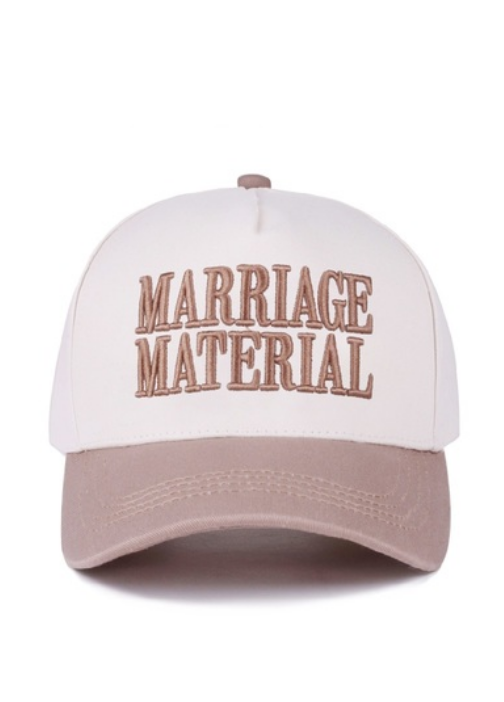 Baseball Cap- Marriage Material