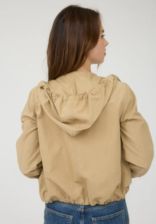Kaylie Hooded Drawstring Jacket