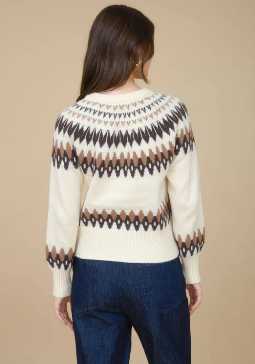 Catherine Fair Isle Knit Cardigan