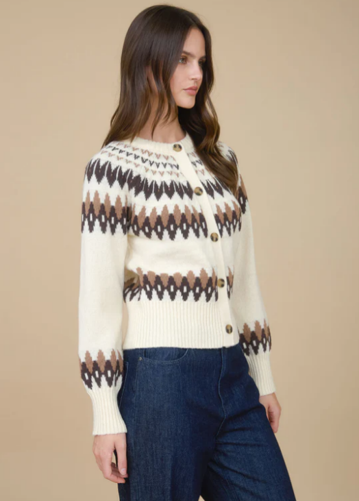 Catherine Fair Isle Knit Cardigan