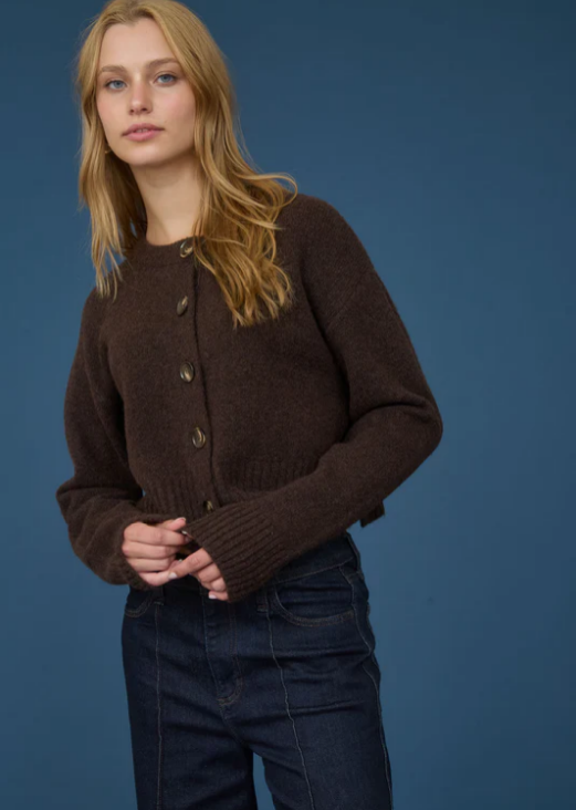 Wynne Wool-Blend Knit Cardigan