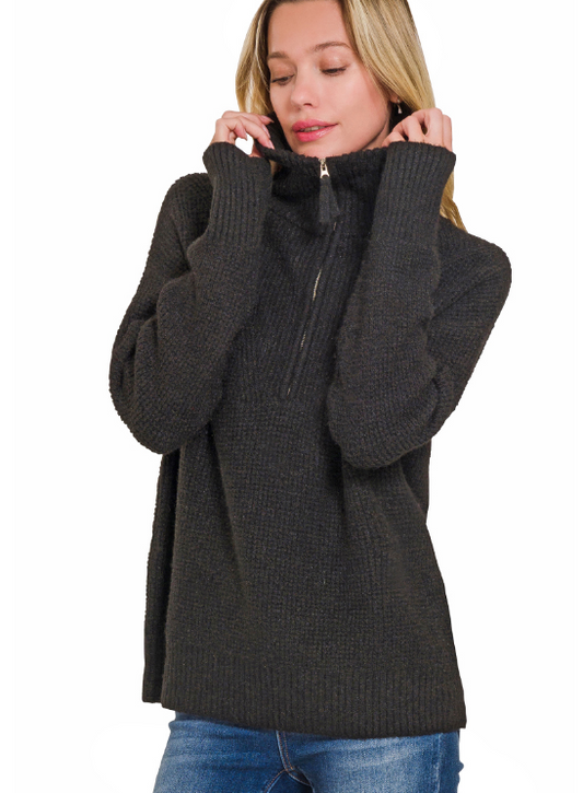 Sharmain Half Zip Sweater
