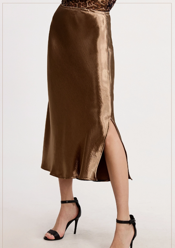 Sophia Timeless Satin Skirt