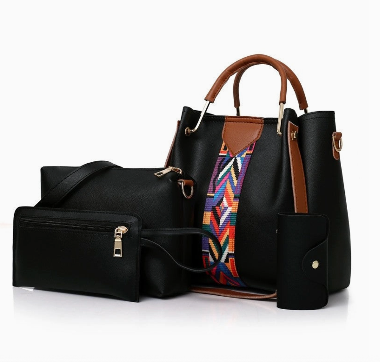 Dakota Everyday Carryall Set - Black