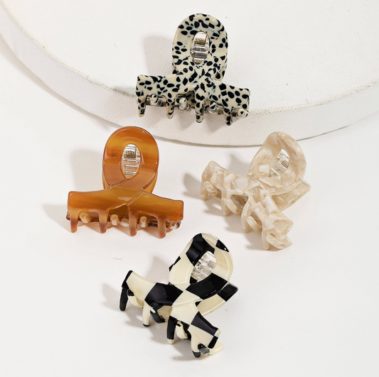 Four Piece Claw Clip Set