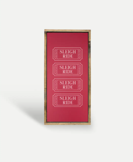 Sleigh Ride Tickets - WR