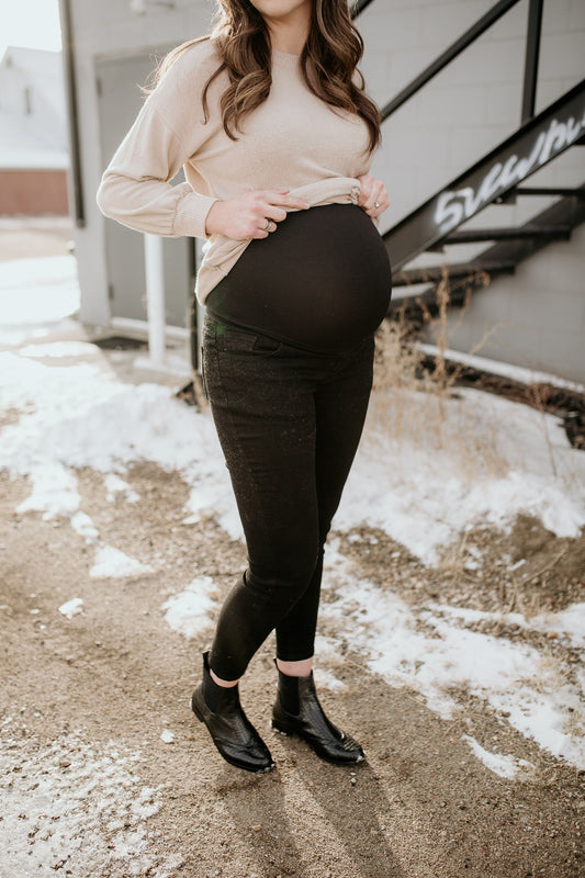 Black Maternity Jeans