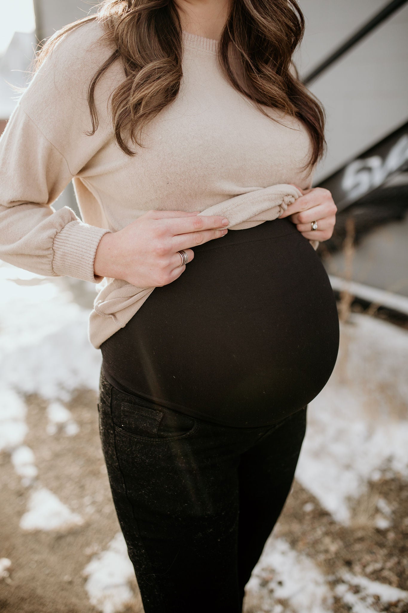 Black Maternity Jeans