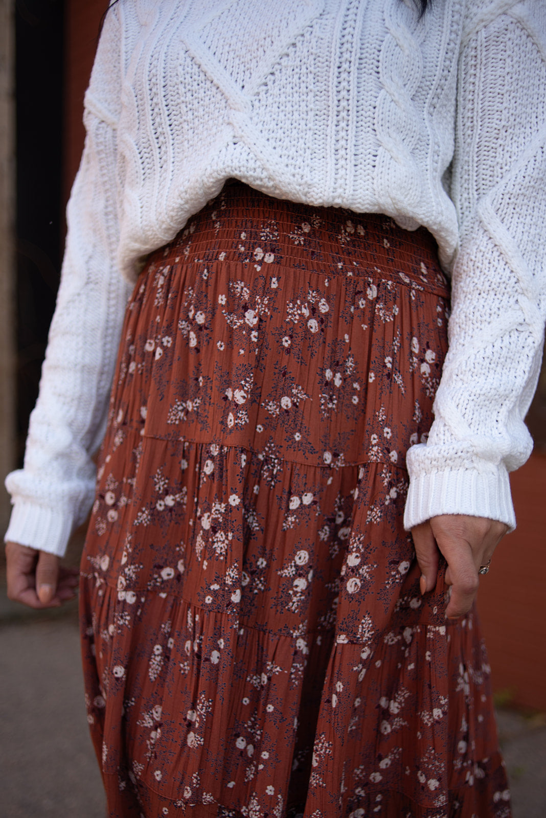 Hope Tiered Maxi Skirt