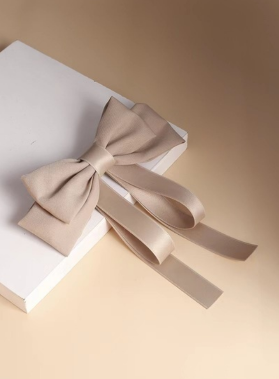 Silk Ribbon Barrettes (available in multiple colors)
