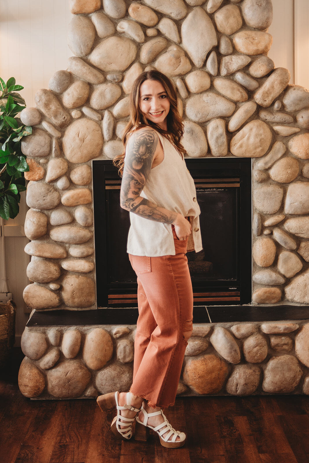 Rachel Vintage Jean- Rust