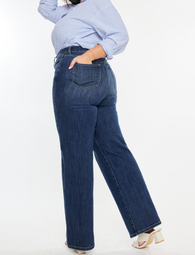 KanCan Amber High Rise Wide Leg - Plus