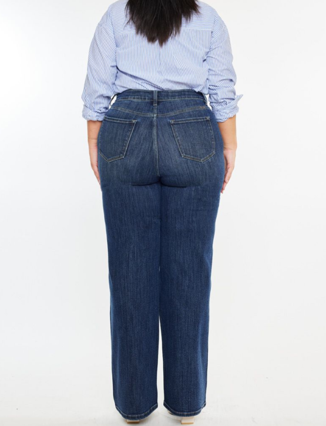 KanCan Amber High Rise Wide Leg - Plus