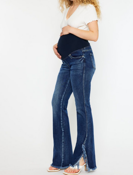 KanCan Bridgett Fray Hem Bootcut - Maternity