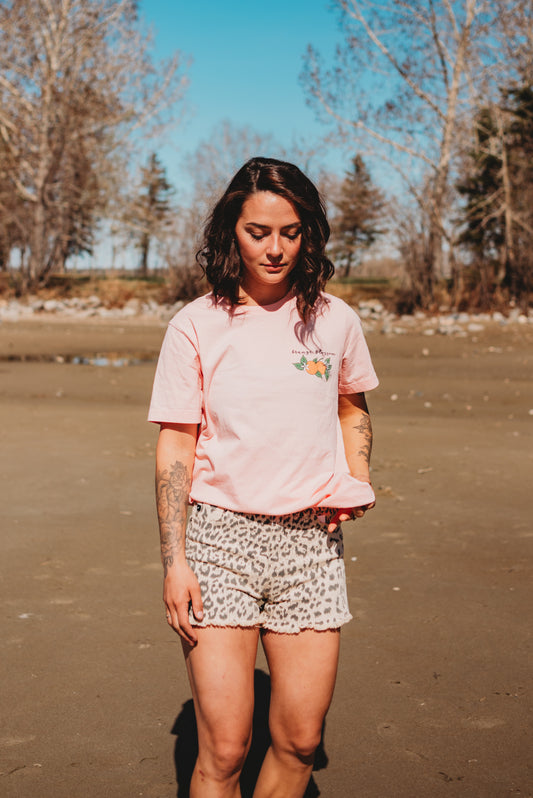 Graphic Tee - Orange Blossom